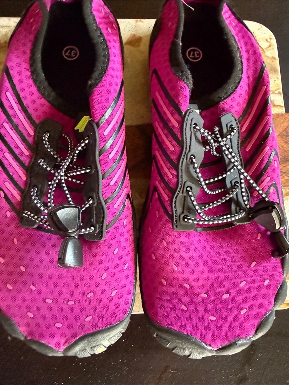 Bundle of swim/water shoes both size 37 measure 10in long worn once